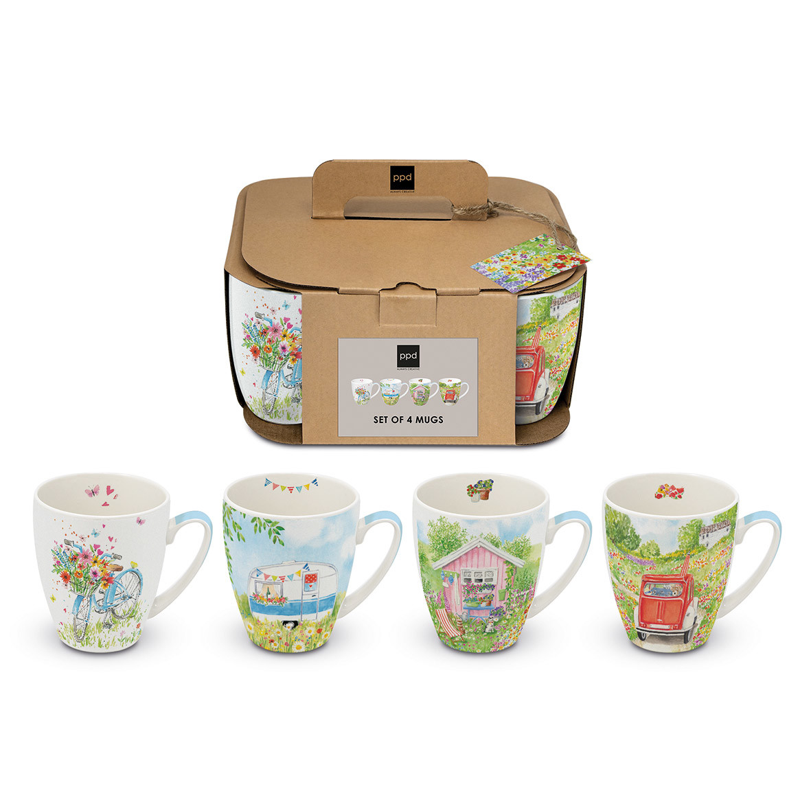 Outside fun 4 Mug Set