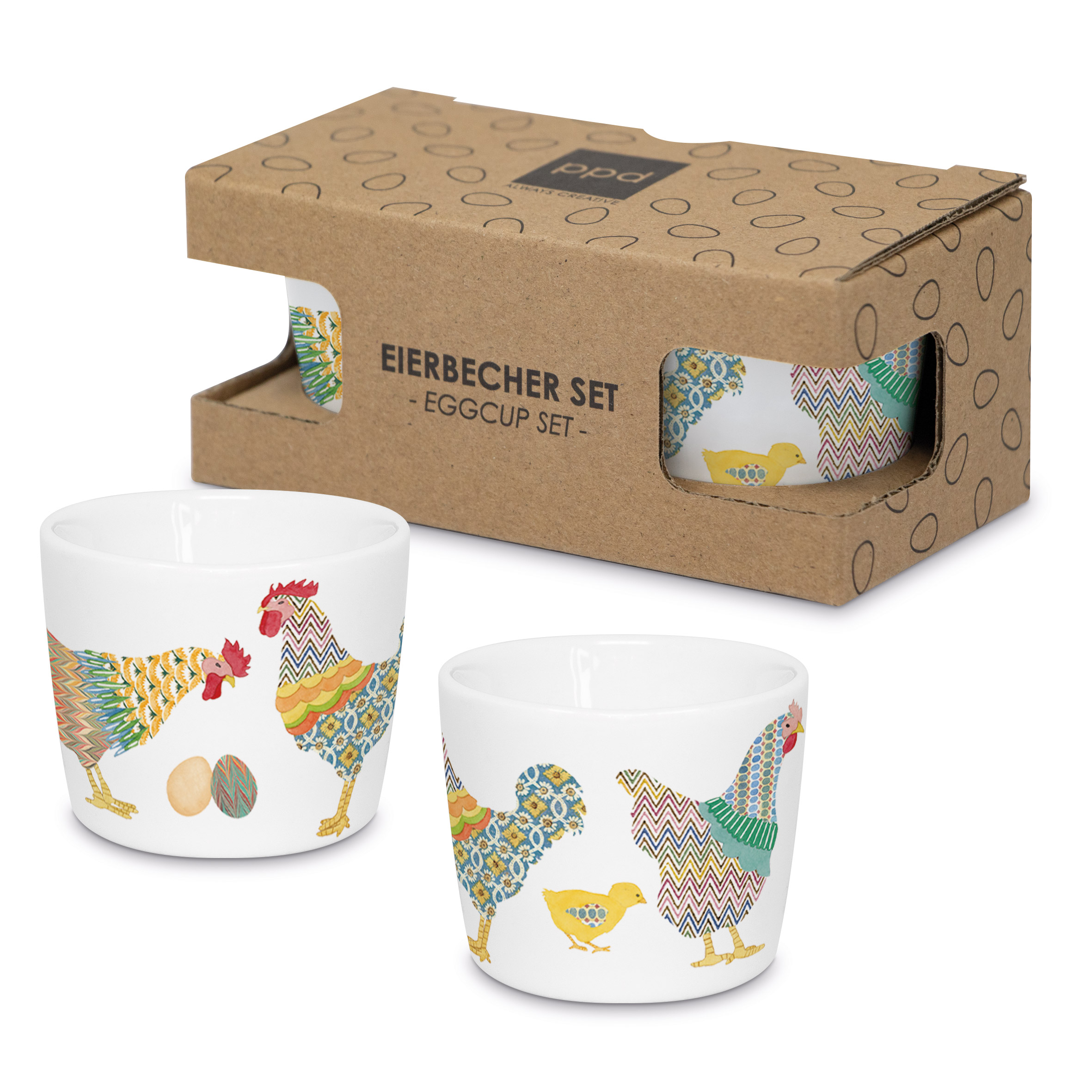 Galli e galline Egg Cup Set GB