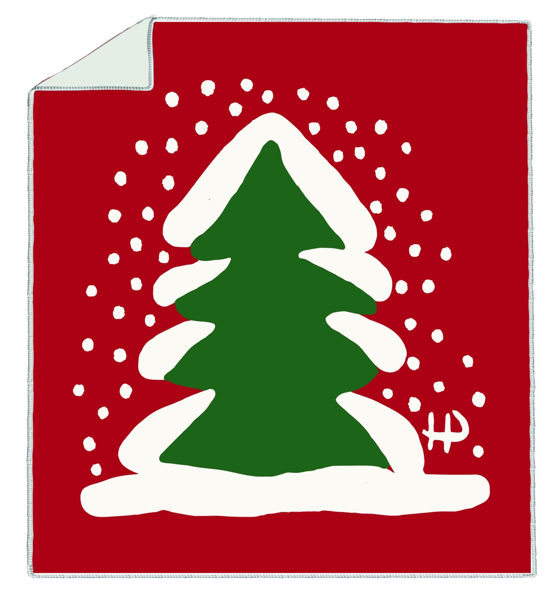 Tanne im Schnee Sitting Pad Tanne im Schnee Sitting Pad