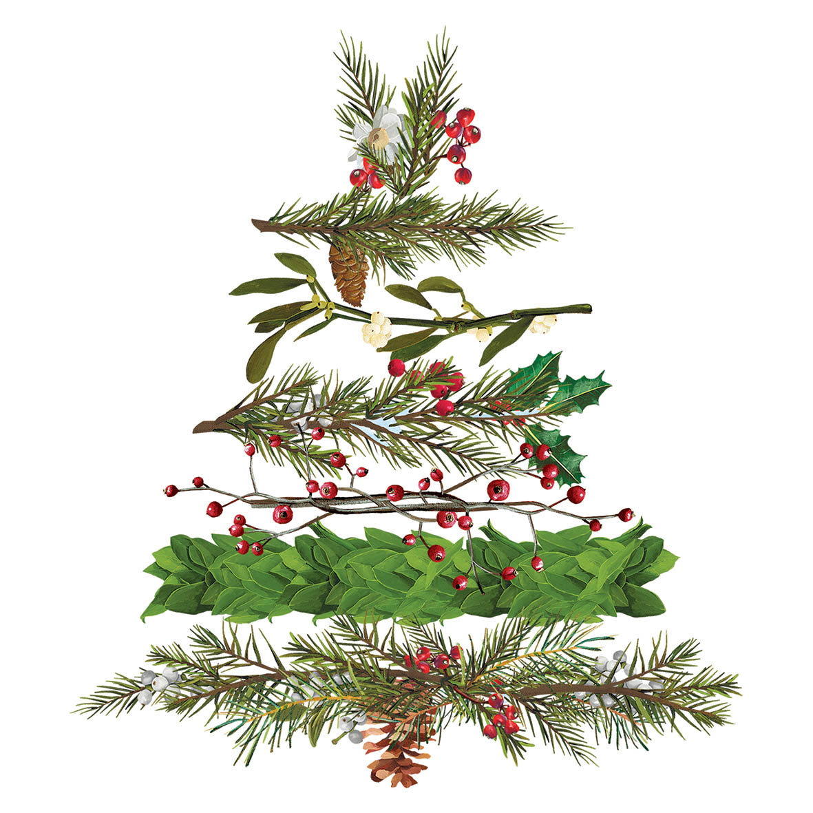 Christmas Arbor Napkin 33x33 Christmas Arbor Napkin 33x33