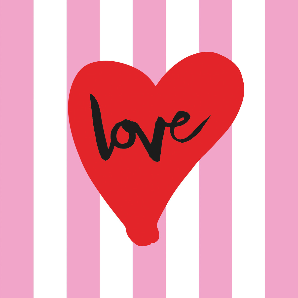 Formart Love Napkin 33x33 Formart Love Napkin 33x33