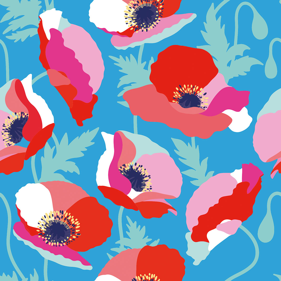 Toshiba blue Napkin 33x33