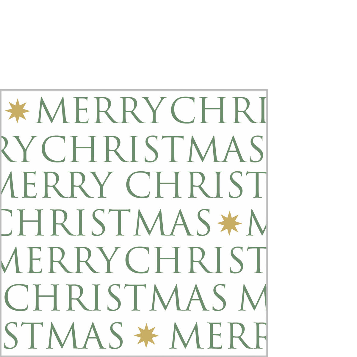 Christmas Letters forest green Napkin 25x25