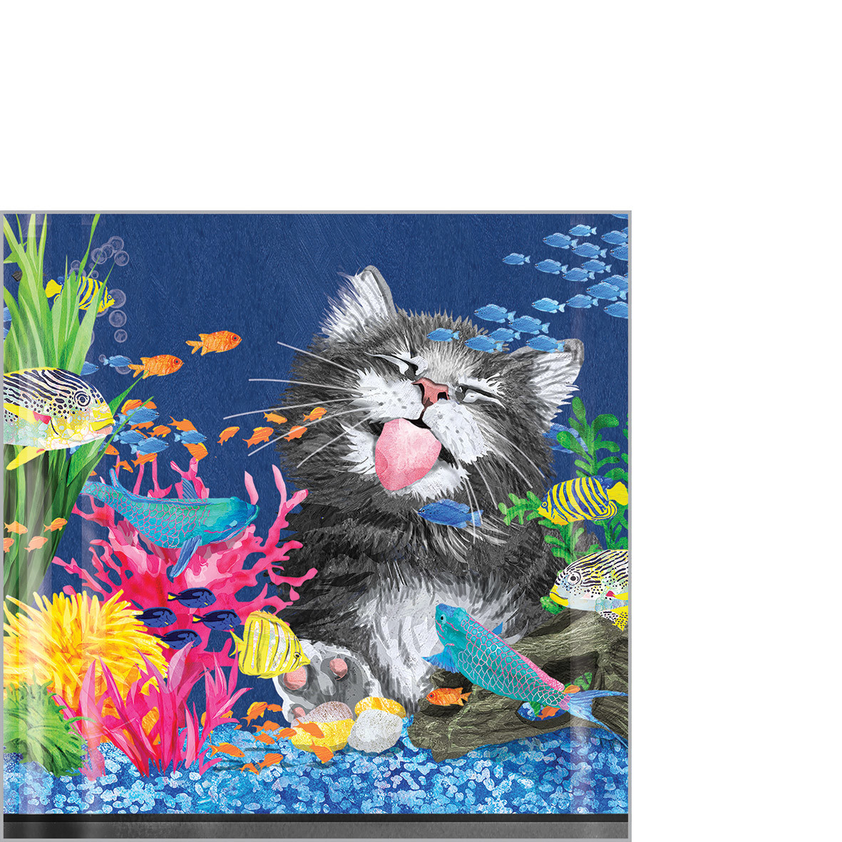 Go Fish… Napkin 25x25