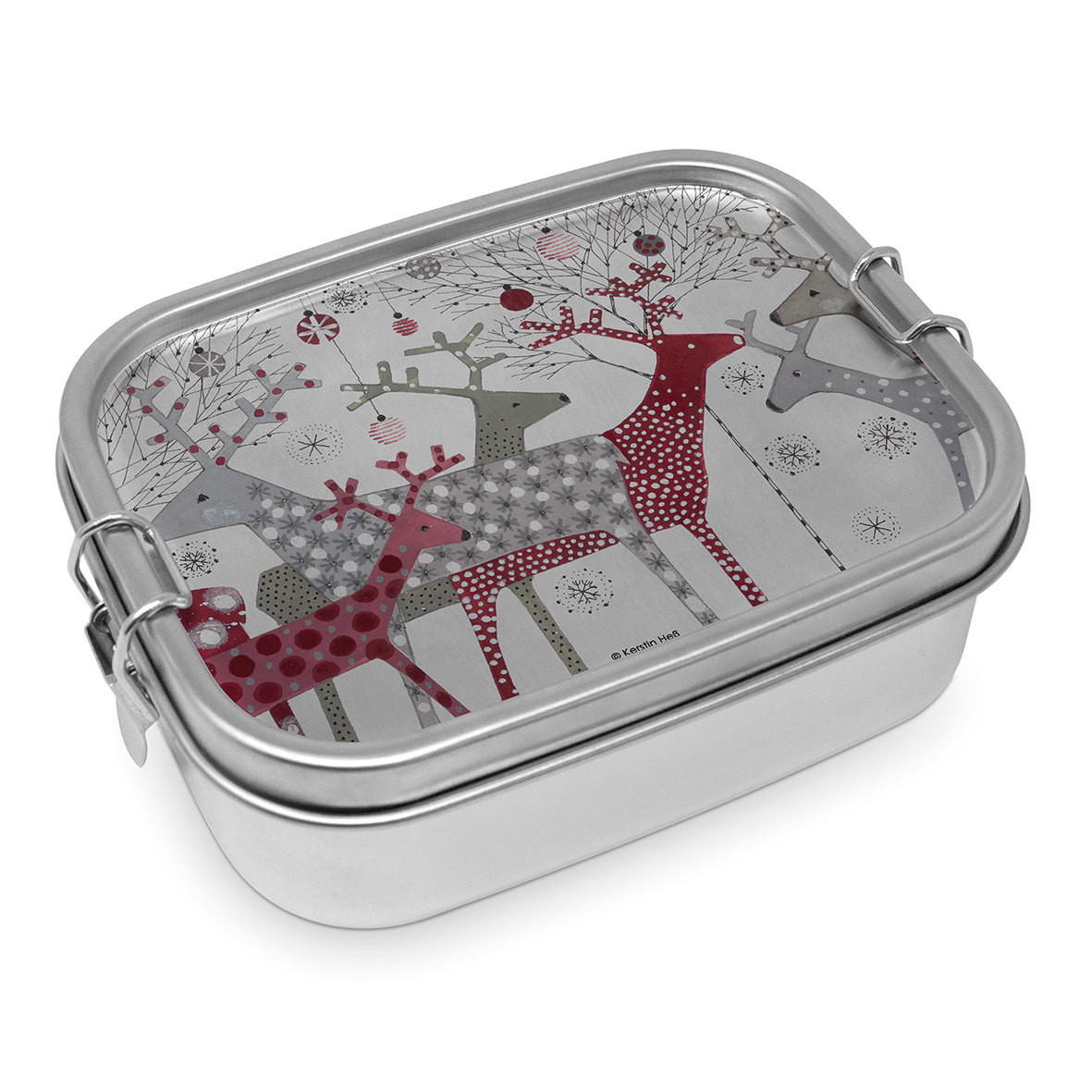 Scandic Christmas Steel Lunch Box Scandic Christmas Steel Lunch Box