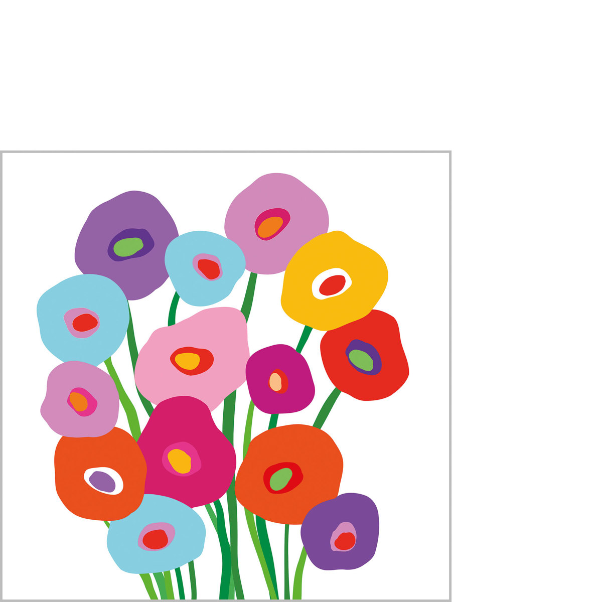 Super Bouquet Napkin 25x25 Super Bouquet Napkin 25x25