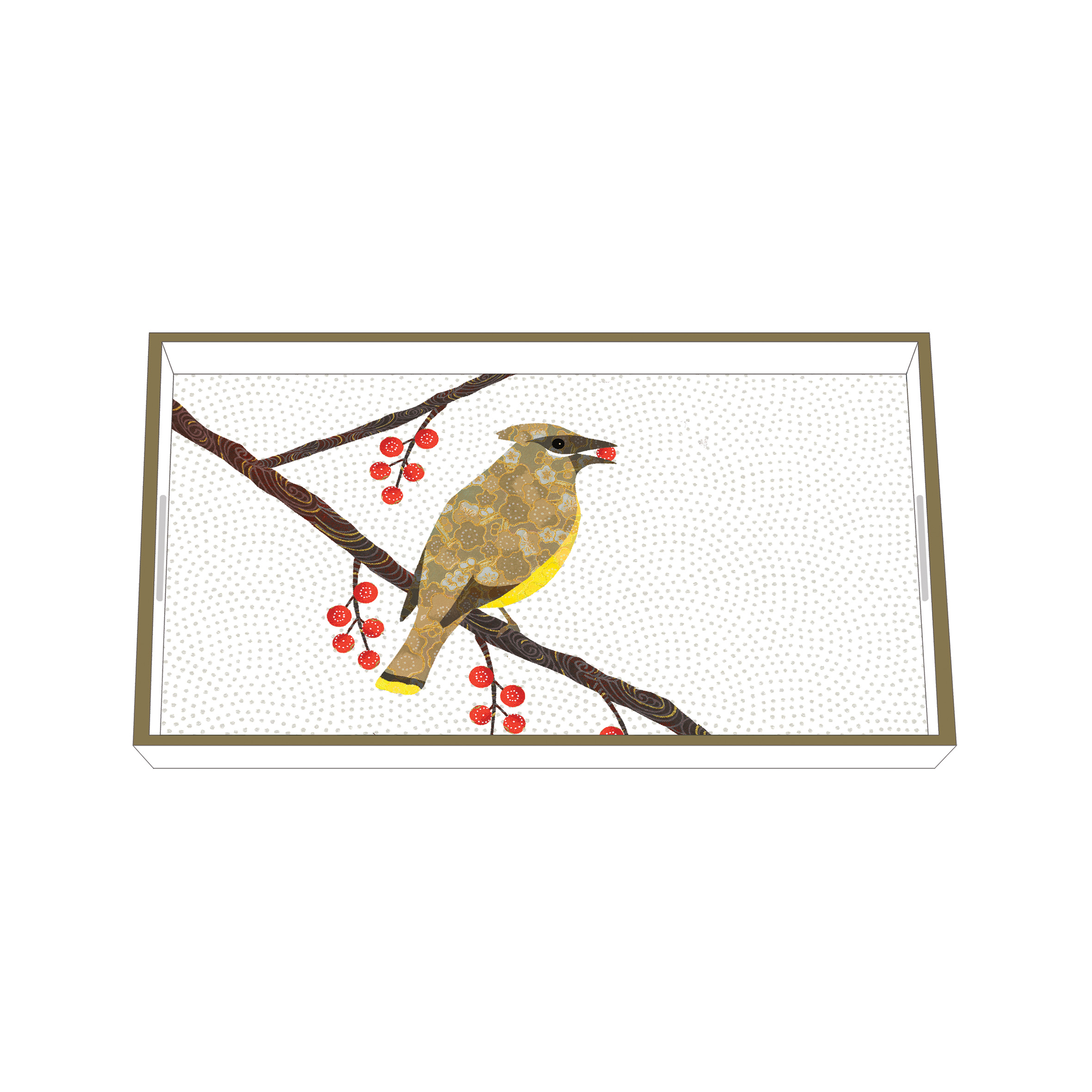 Bird & Berries Serving Tray
