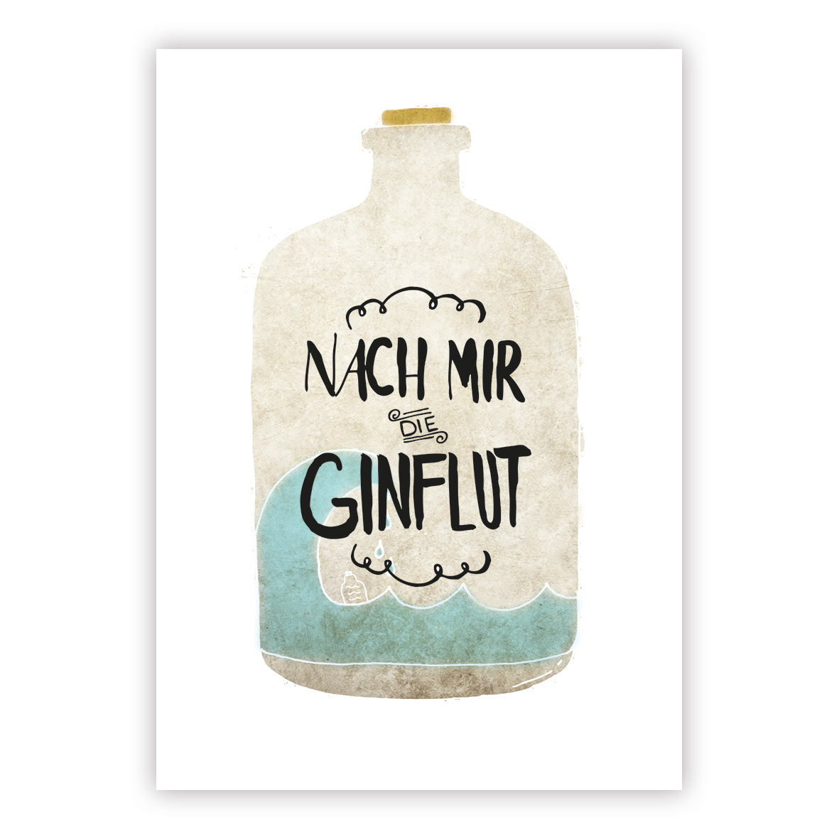 Ginflut Postcard