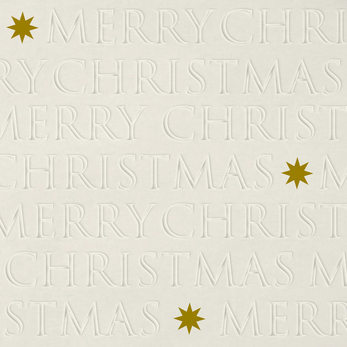 Christmas Letters off white Napkin 33x33 relief