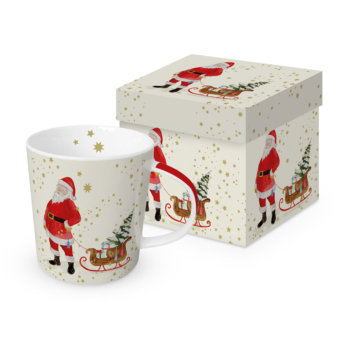 Snowflakes & Santa Trend Mug GB