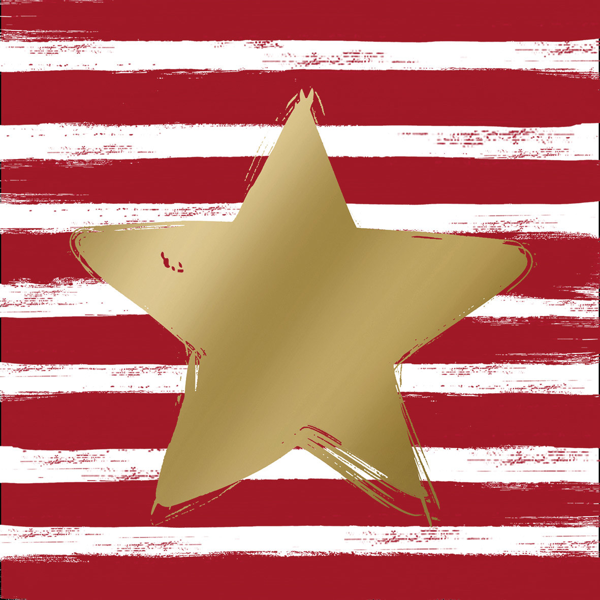 Star & Stripes red Napkin 33x33