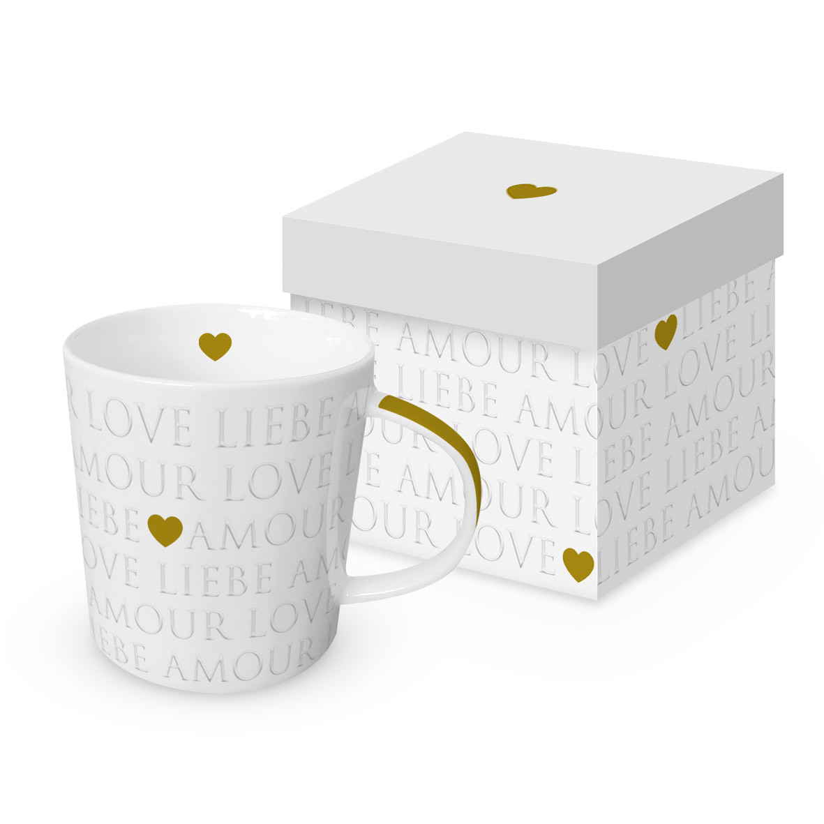 Love Letters pearl Trend Mug emb. GB Love Letters pearl Trend Mug emb. GB