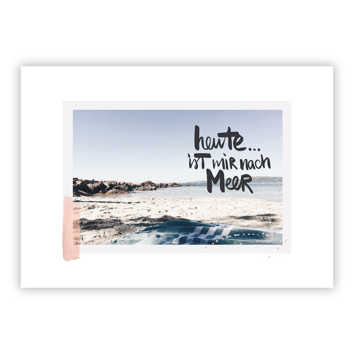 Heute Meer Postcard Heute Meer Postcard