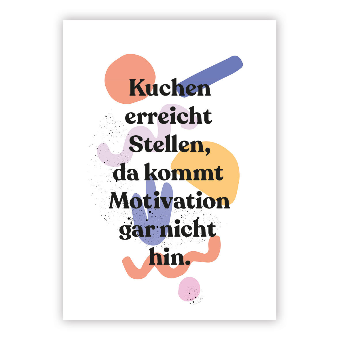 Kuchen erreicht Stellen Postcard Kuchen erreicht Stellen Postcard