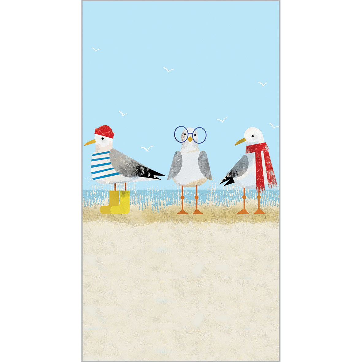 Sassy Seagulls GuestTowels 33x40