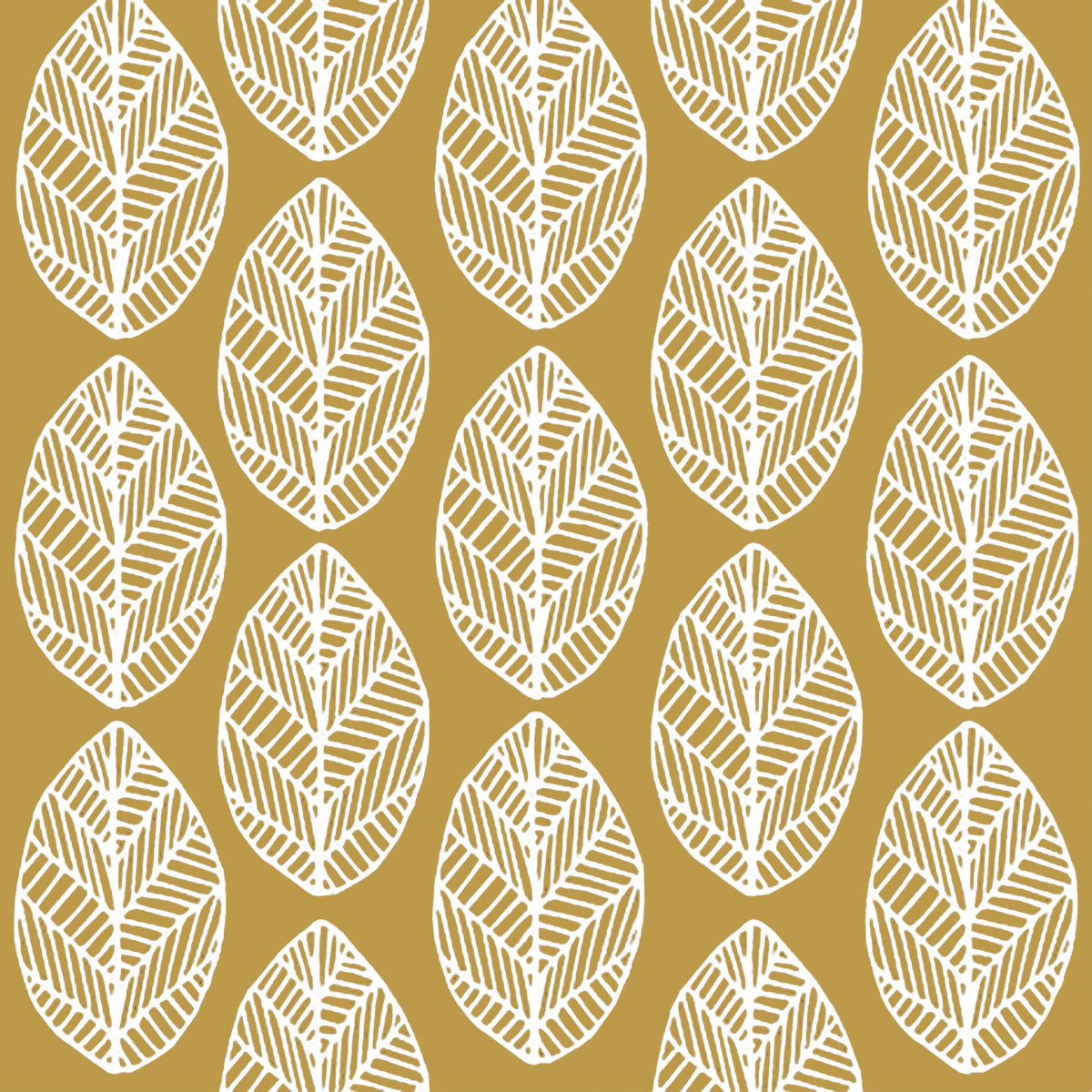 Foggy Leaves gold Napkin 33x33