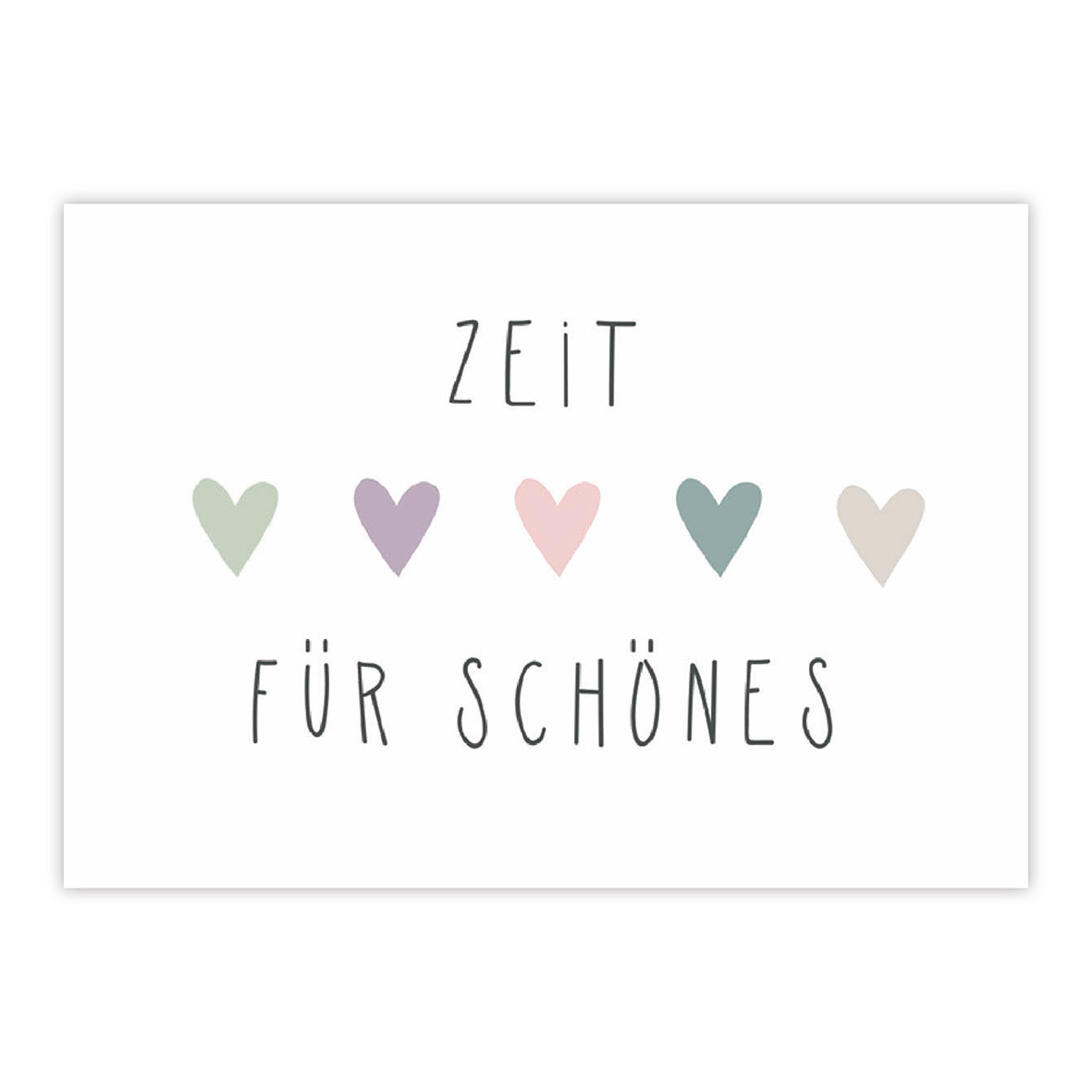 Zeit für Schönes Postcard Zeit für Schönes Postcard