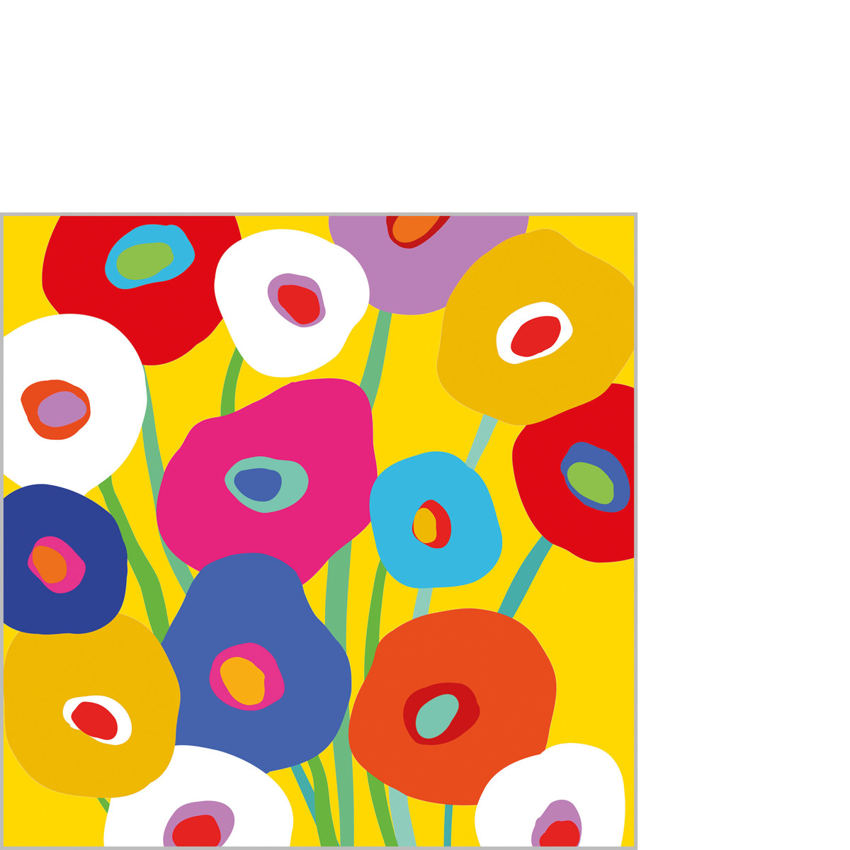 Super Bloom yellow Napkin 25x25 Super Bloom yellow Napkin 25x25