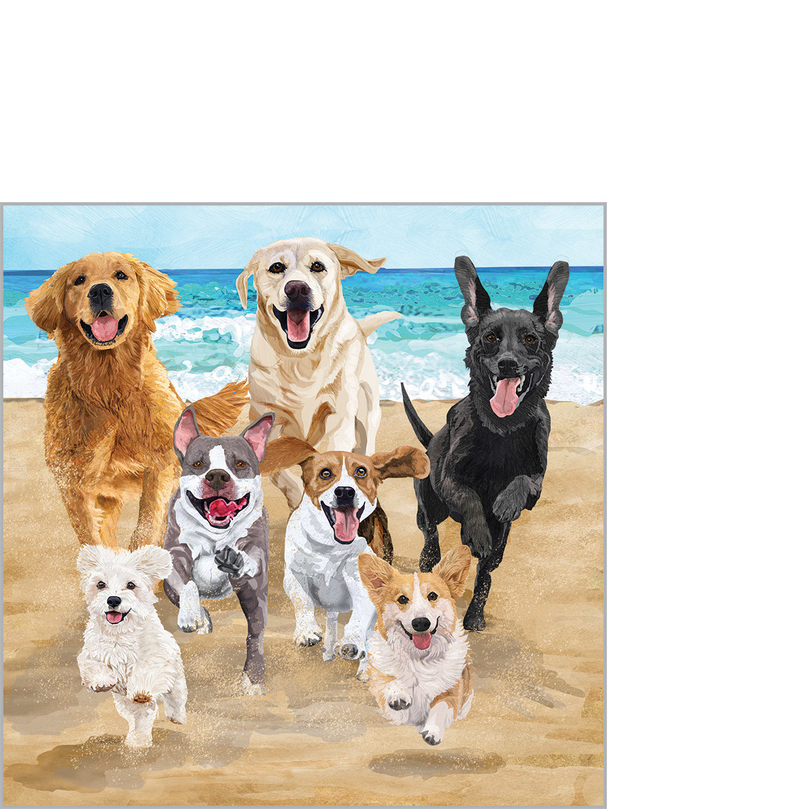 Release the Hounds Napkin 25x25