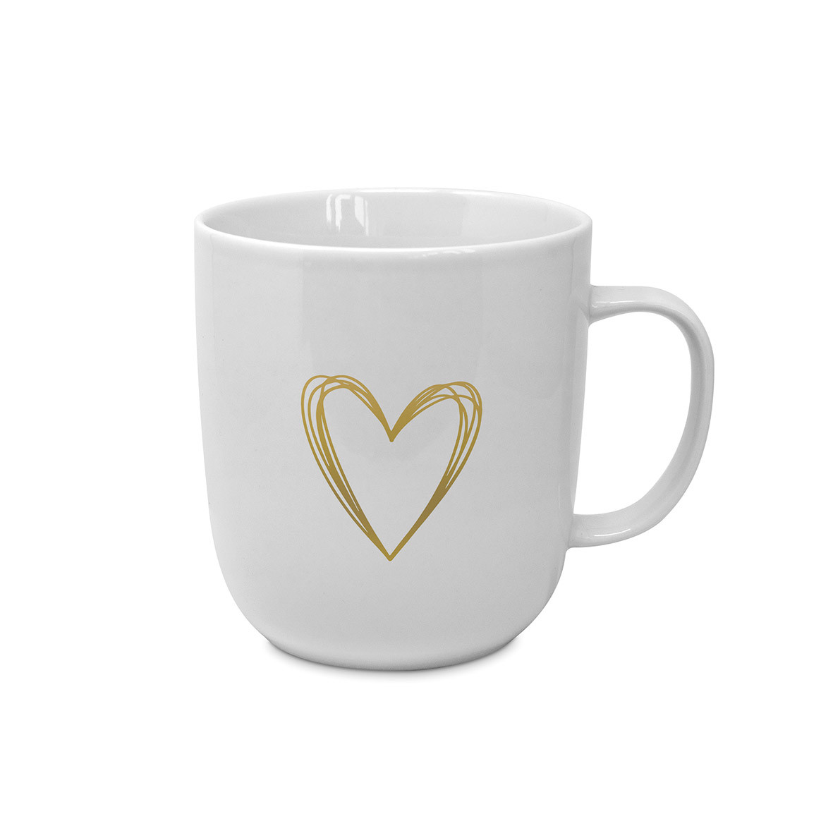 Pure Heart gold Single Mug