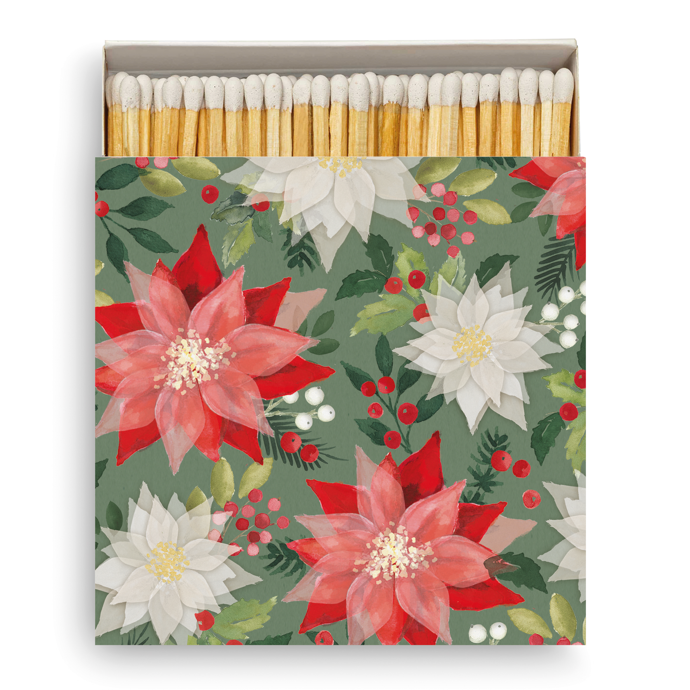 Merry Poinsettia Matches