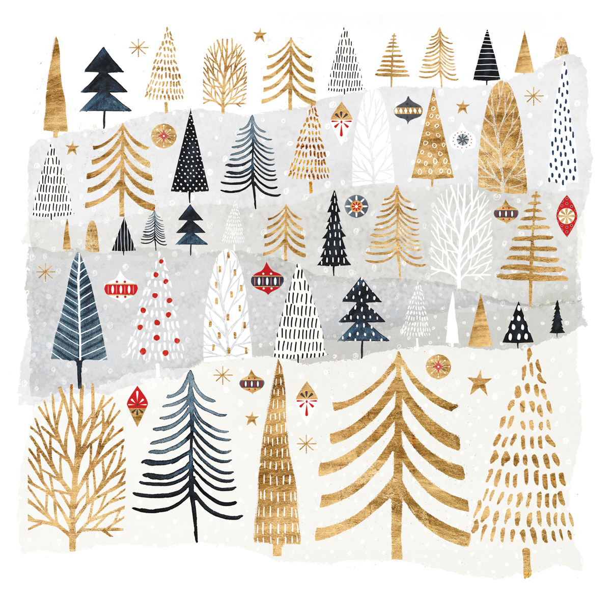 Mountain Forest 33x33 cm
