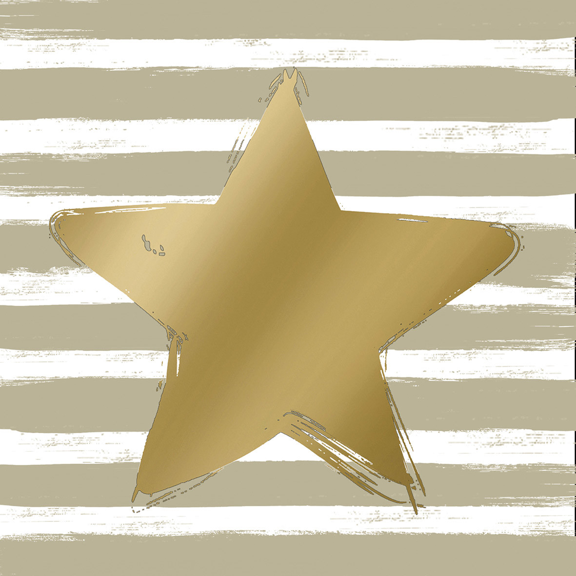 Star & Stripes taupe Napkin 33x33