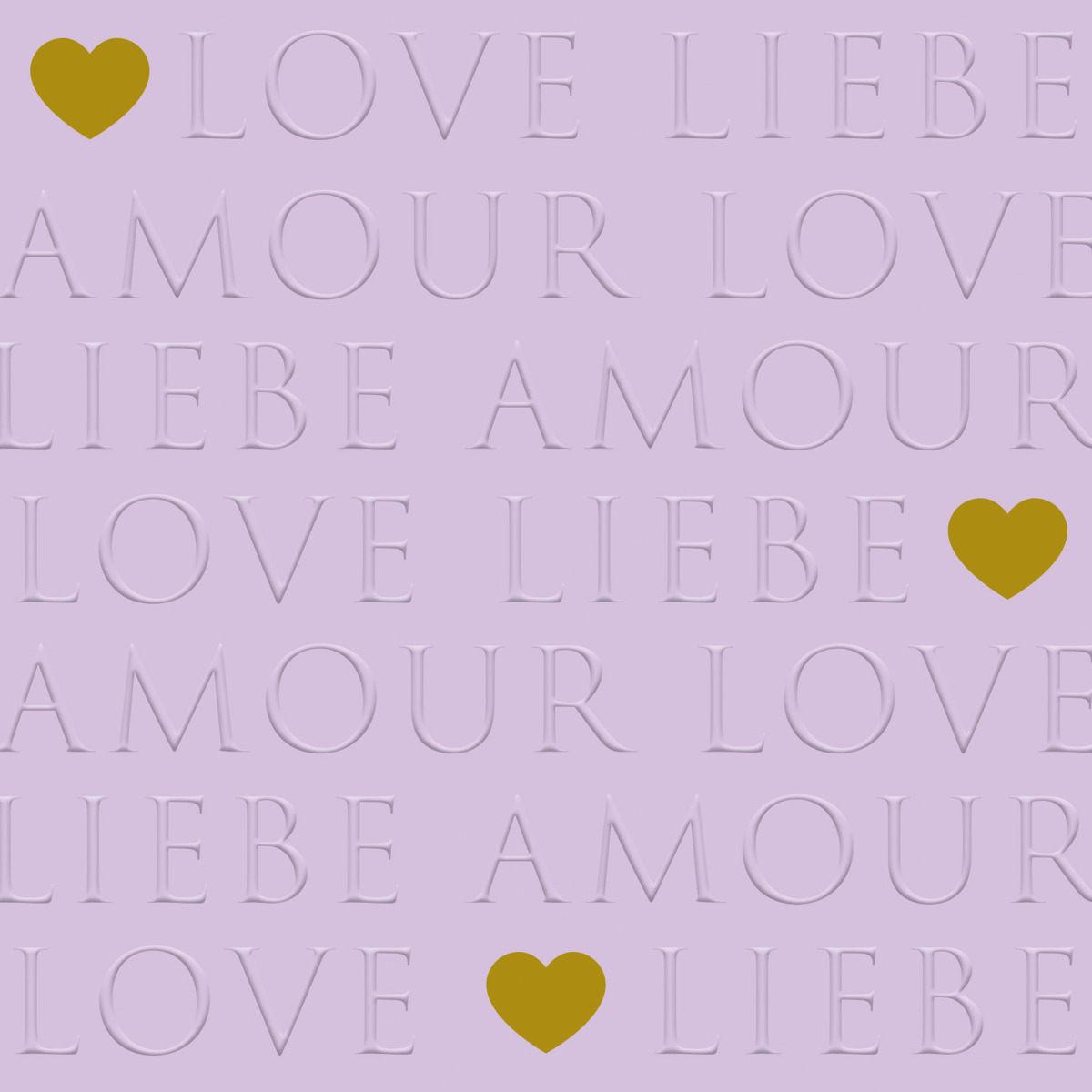 Love Letters lilac Napkin 33x33 relief Love Letters lilac Napkin 33x33 relief