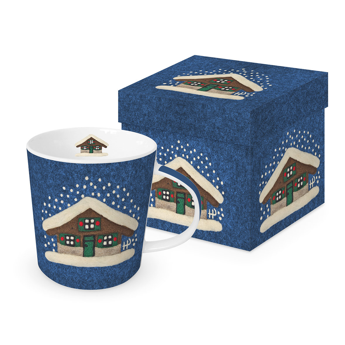 Hütte im Schnee Trend Mug GB