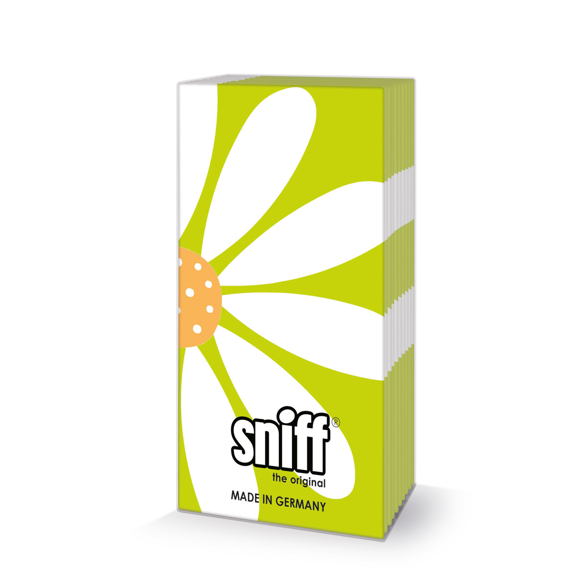 Happy Flower green Sniff Tissue