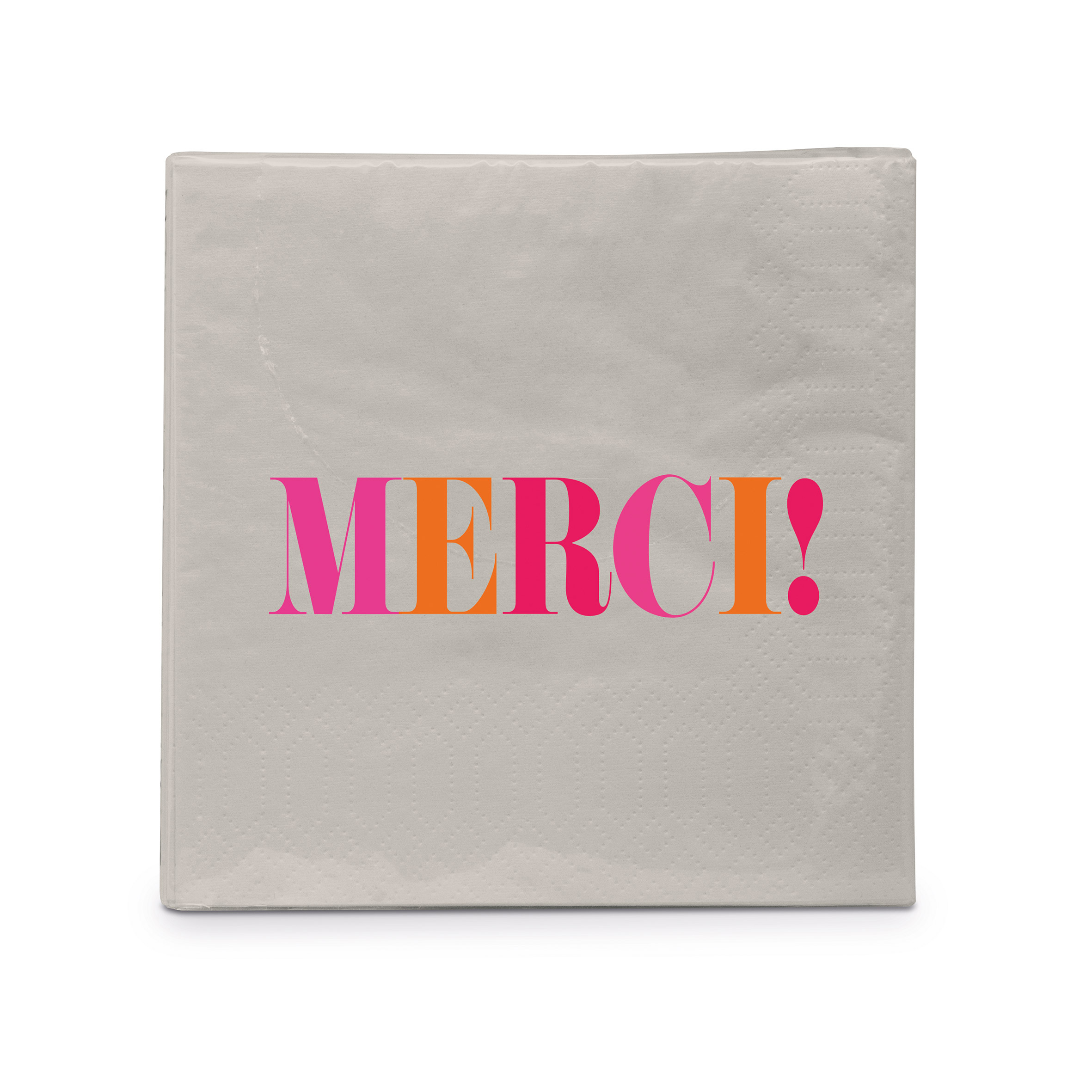 Merci pink Napkin 33x33