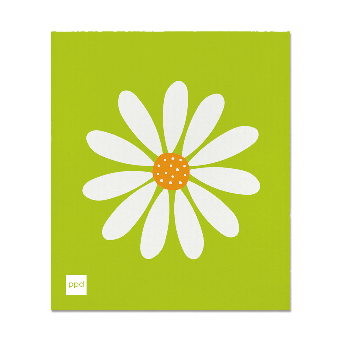 Happy Flower green Schwammtuch