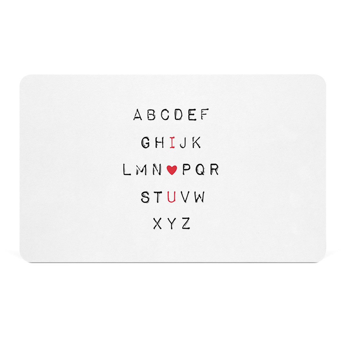ABC Love D@H Tray ABC Love D@H Tray