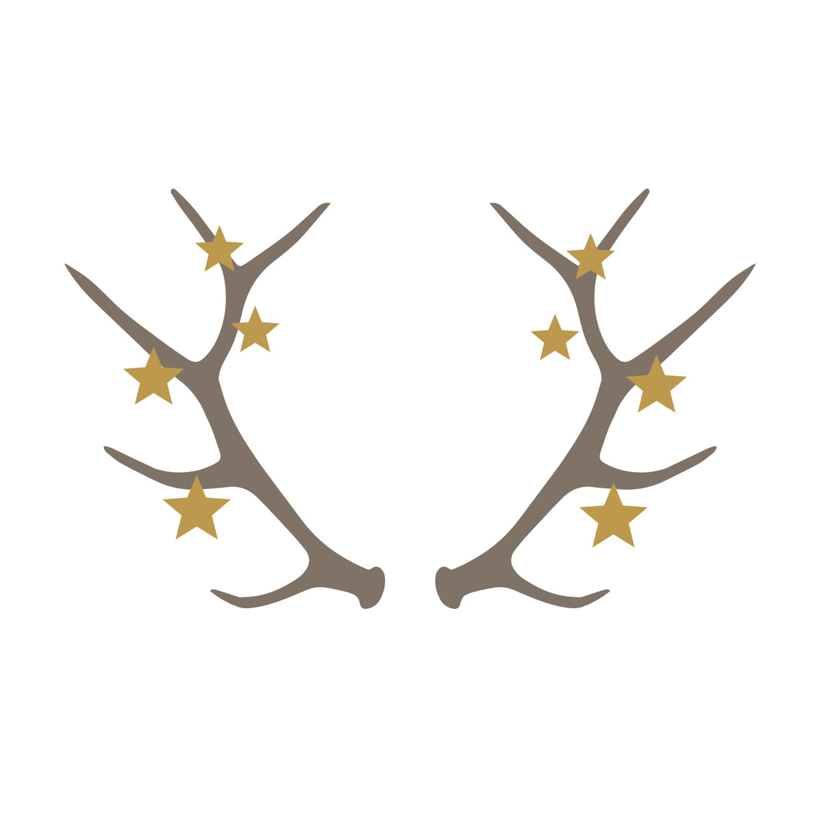 Winter Antler Napkin 33x33 Winter Antler Napkin 33x33