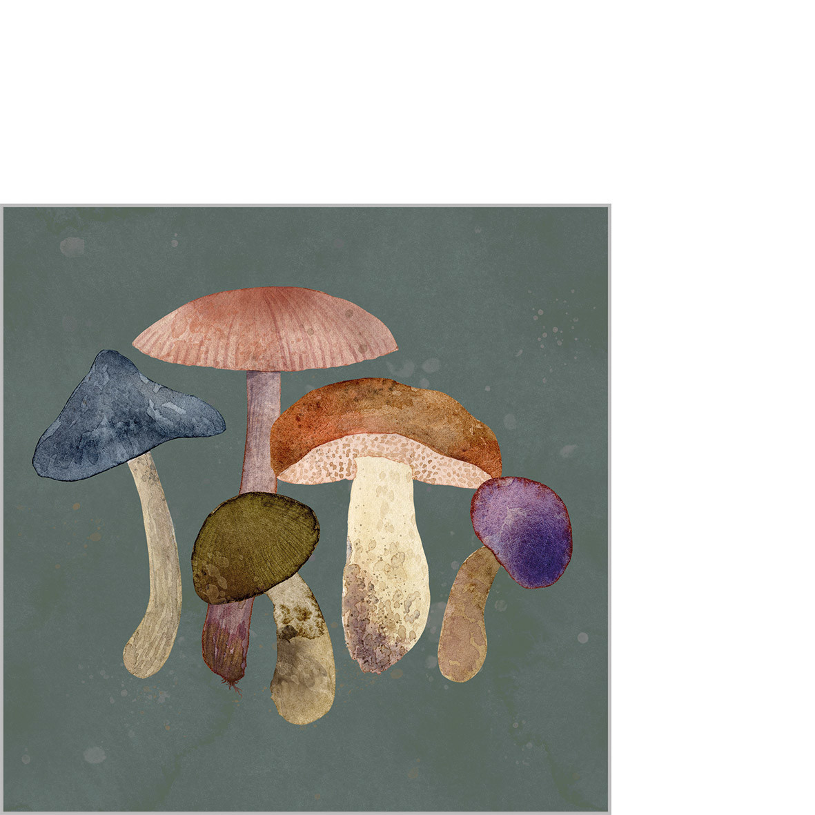 Mushroom Fantasy Napkin 25x25