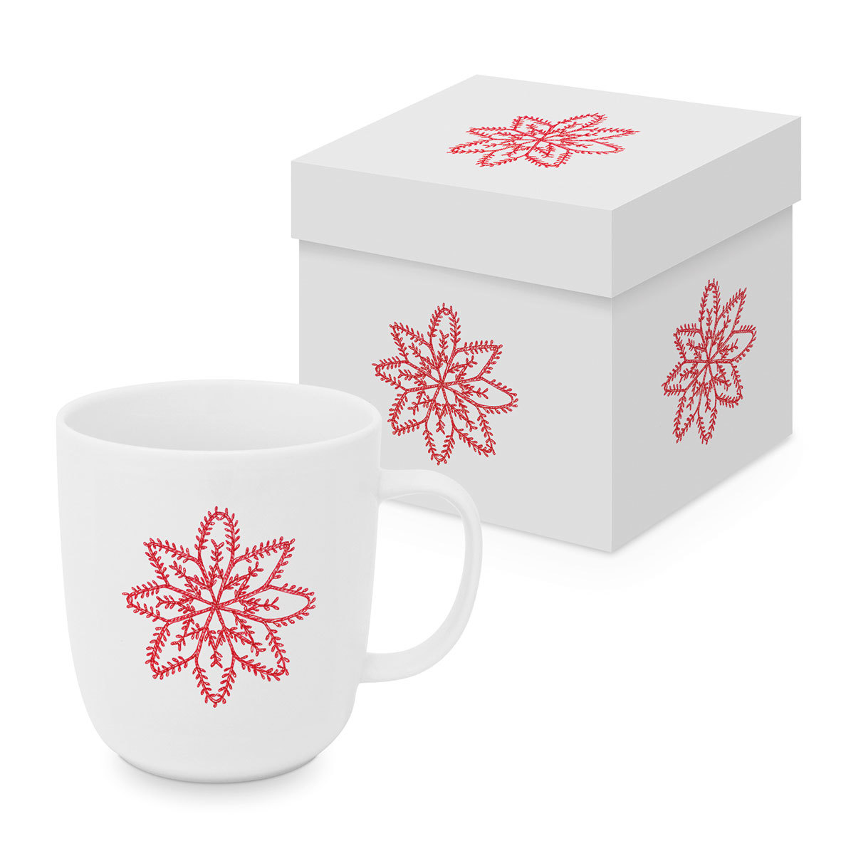 Atelier Cristal embossé rouge Matte Mug GB Atelier Cristal embossé rouge Matte Mug GB