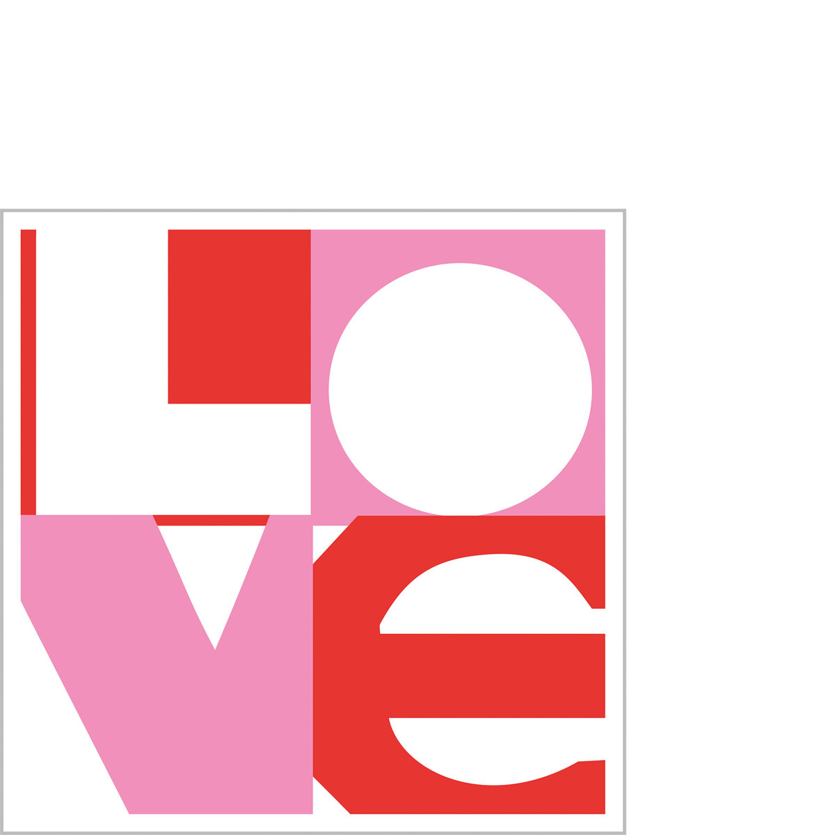 Love Graphic Napkin 25x25 Love Graphic Napkin 25x25