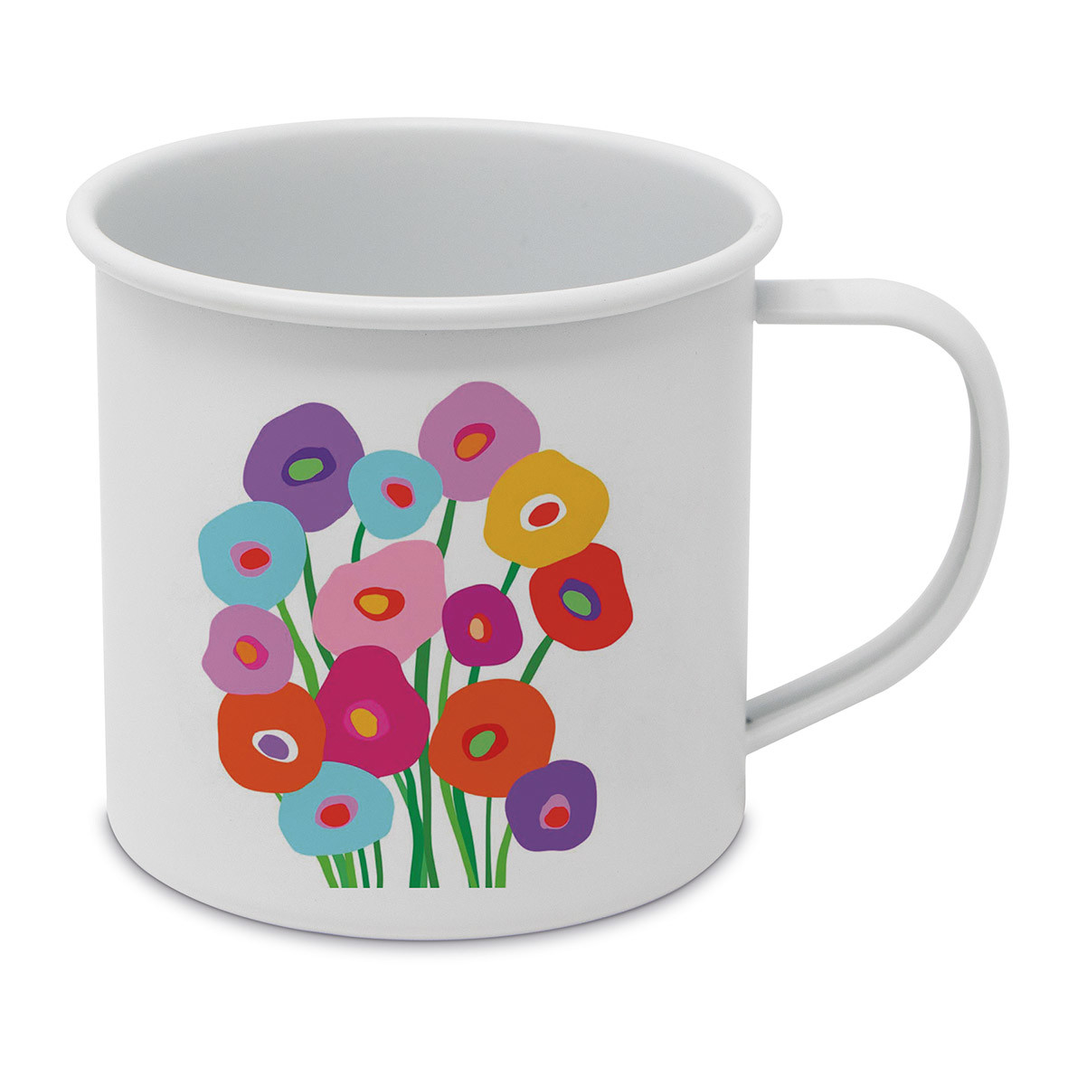Super Bouquet Happy Metal Mug Super Bouquet Happy Metal Mug