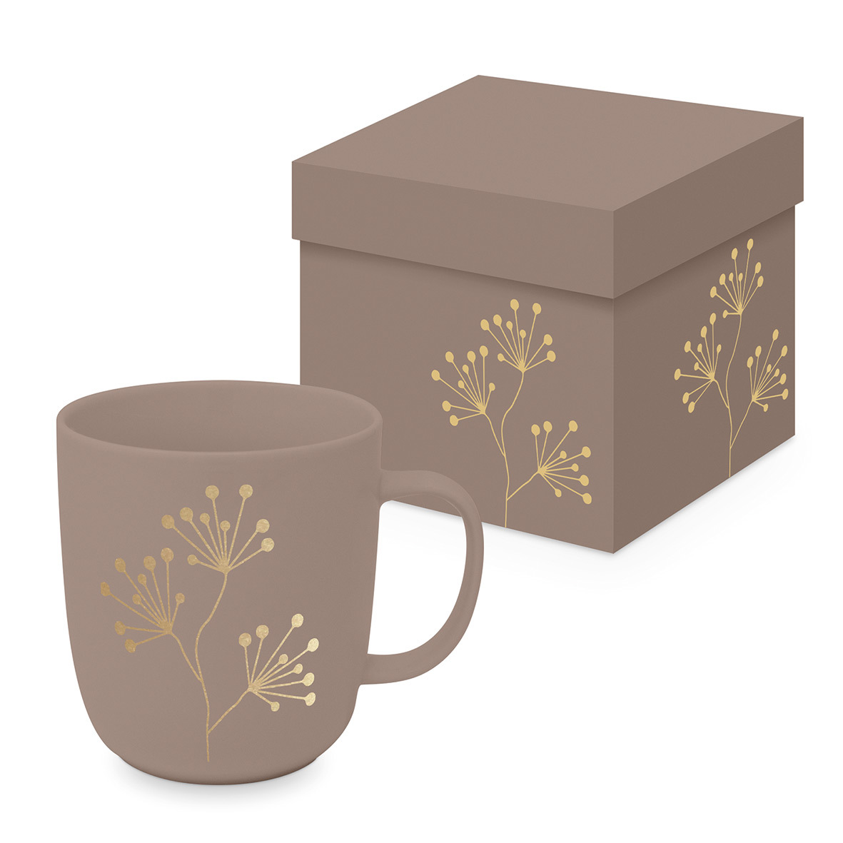 Pure Gold Berries chocolate Matte Mug GB Pure Gold Berries chocolate Matte Mug GB