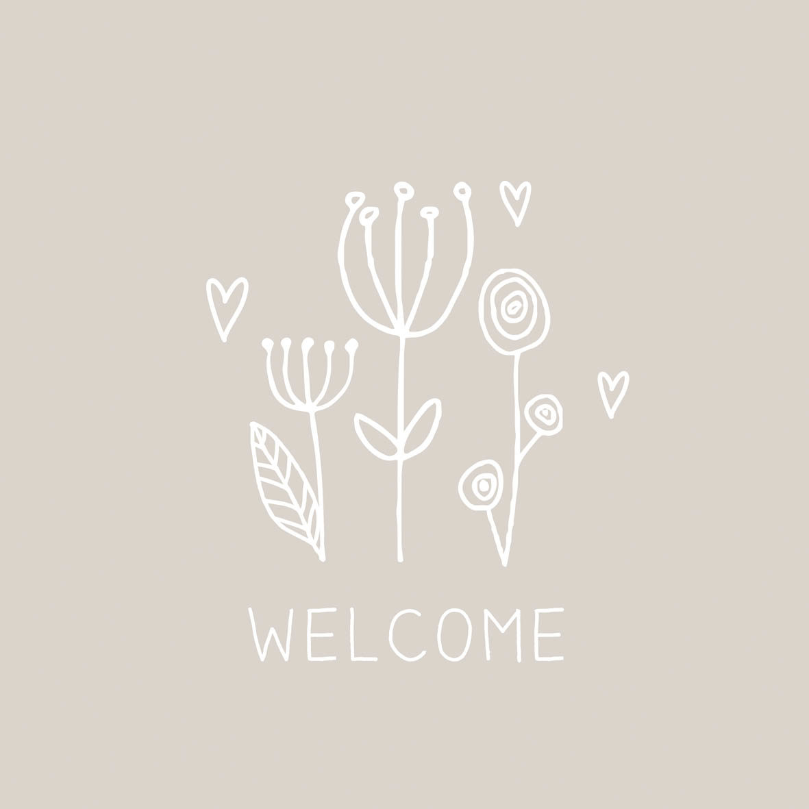 Pure Summer taupe Napkin 33x33
