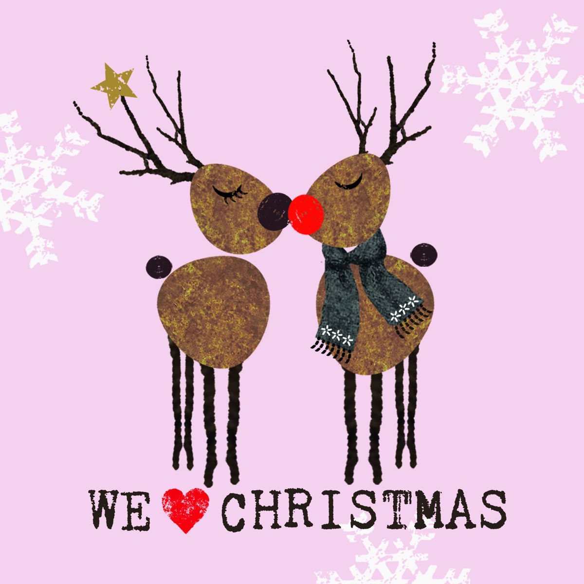 We love Christmas rosé Napkin 33x33