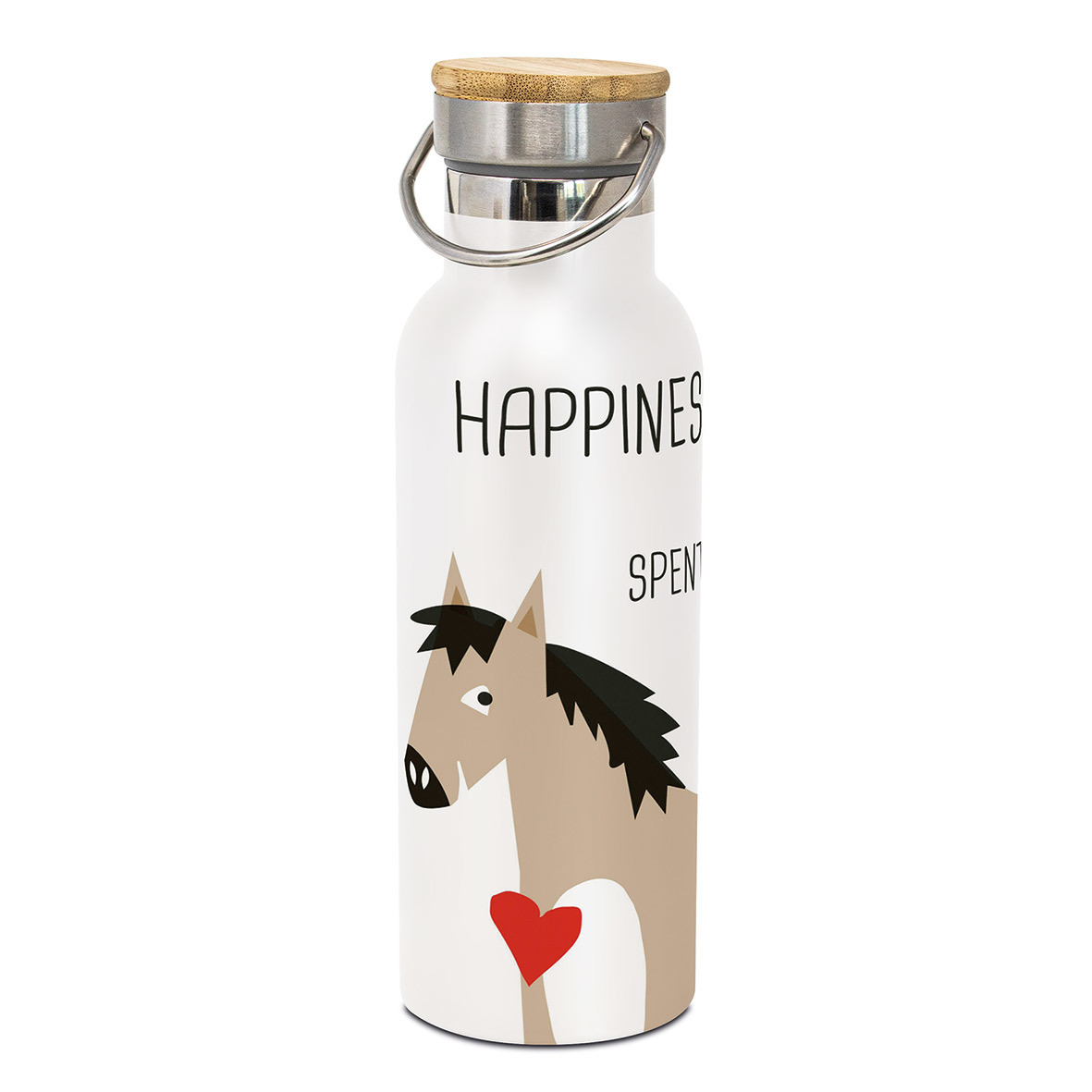 Happiness & Horses Steel Bottle 0,50 Happiness & Horses Steel Bottle 0,50