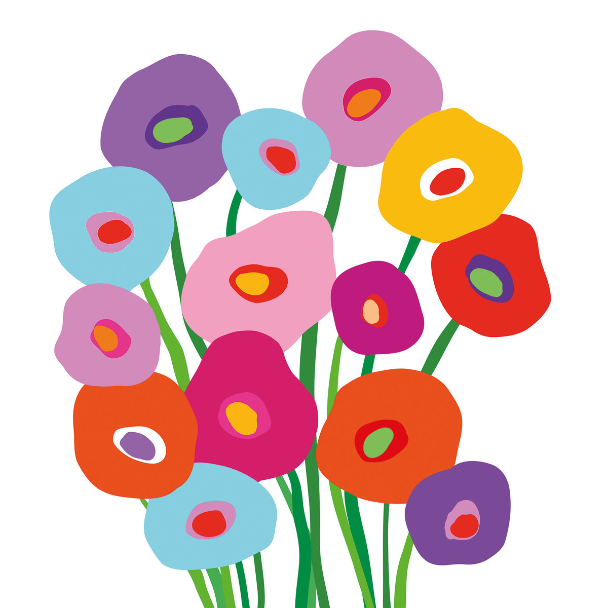 Super Bouquet Napkin 33x33 Super Bouquet Napkin 33x33