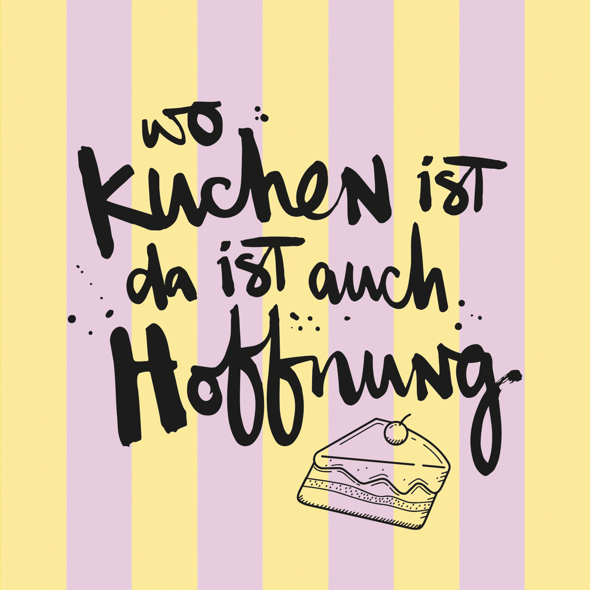 Kuchen Hoffnung Napkin 33x33