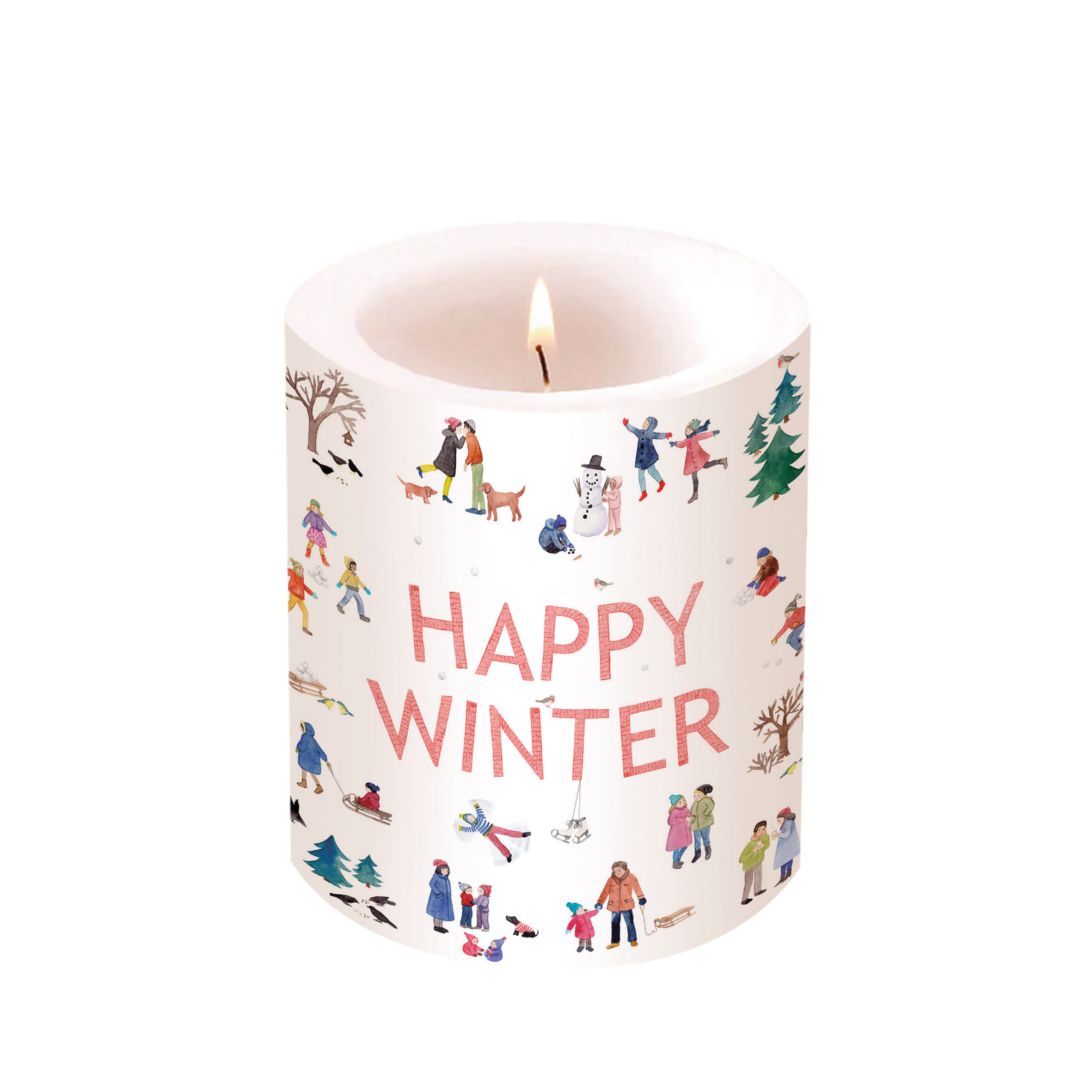 Happy Winter Candle small