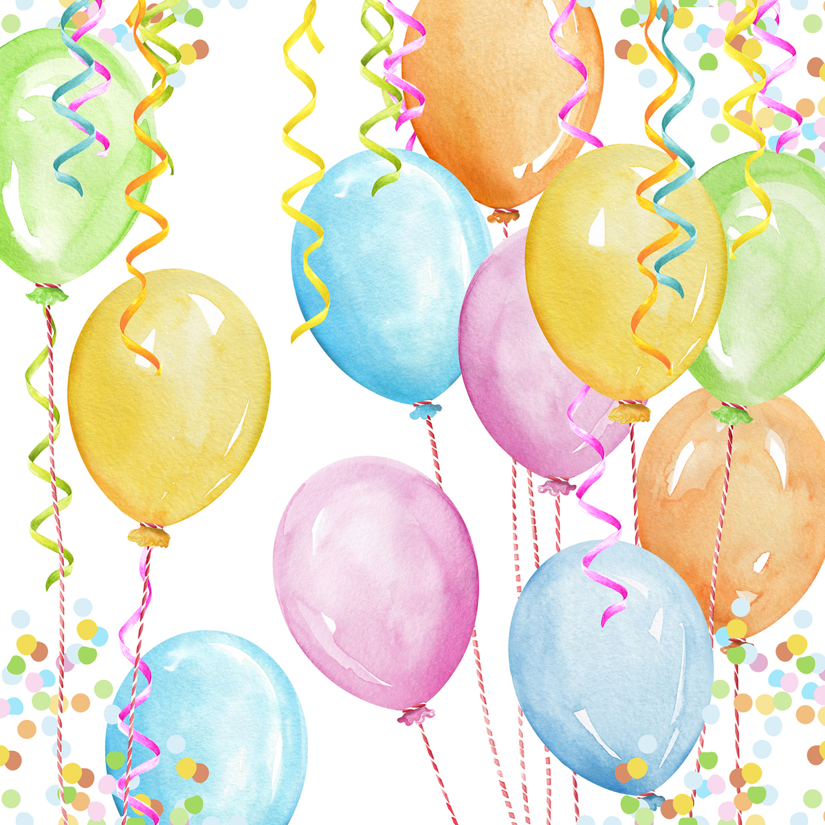 Baloon Party Napkin 33x33 Baloon Party Napkin 33x33