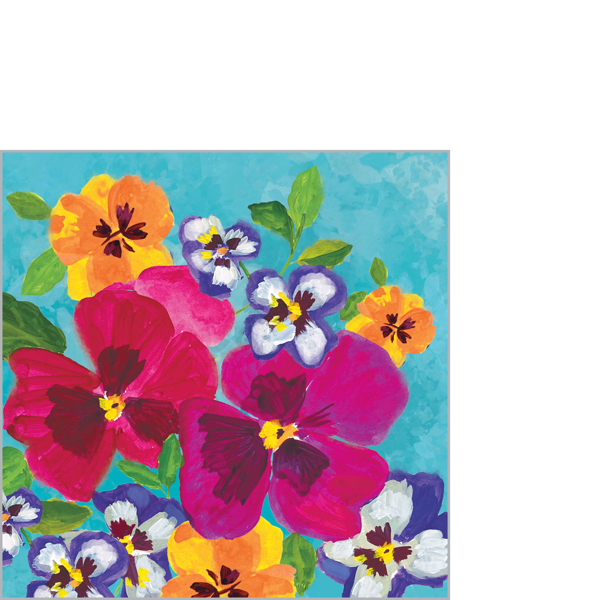 Pansy Power Napkin 25x25 Pansy Power Napkin 25x25
