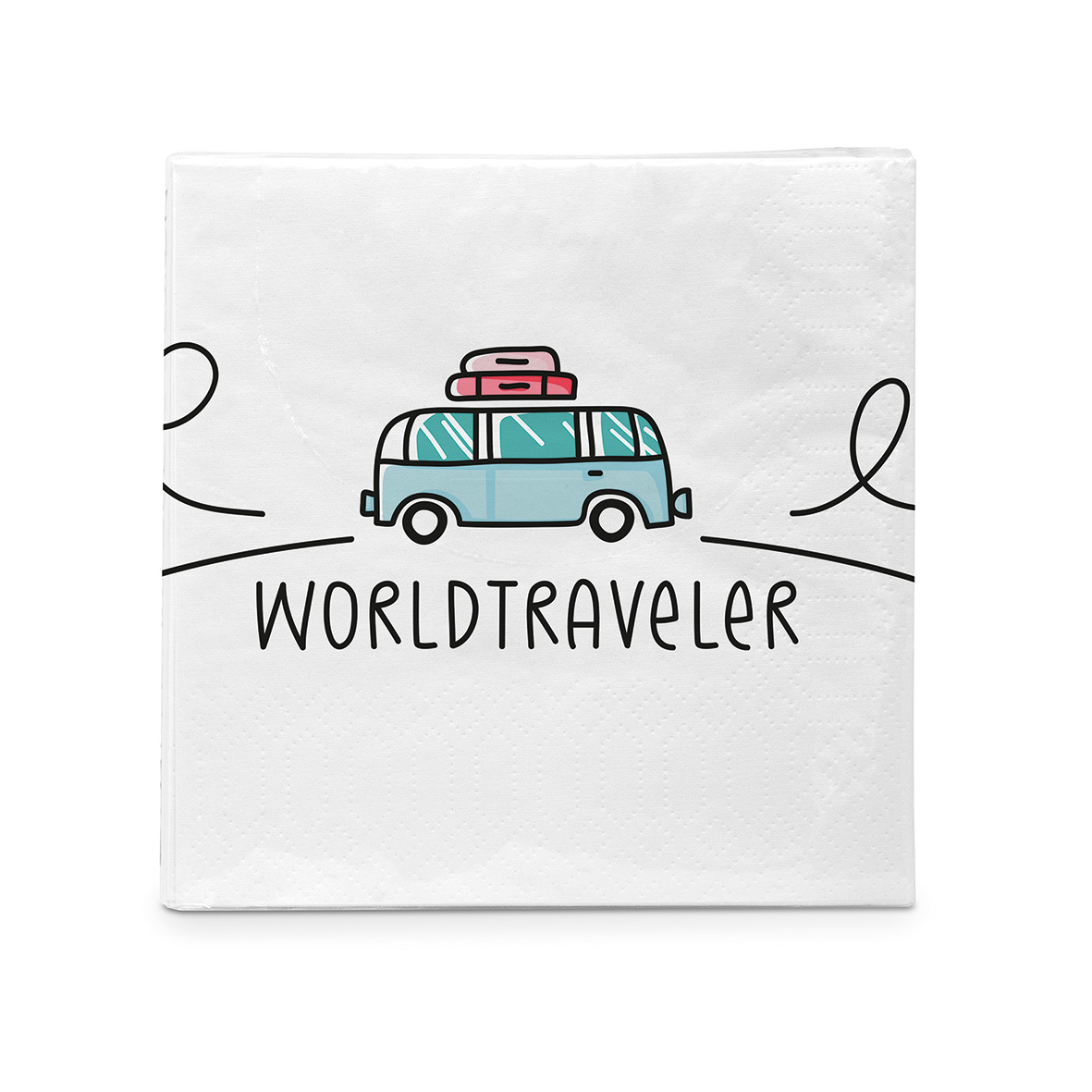 Worldtraveler Napkin 25x25 Worldtraveler Napkin 25x25