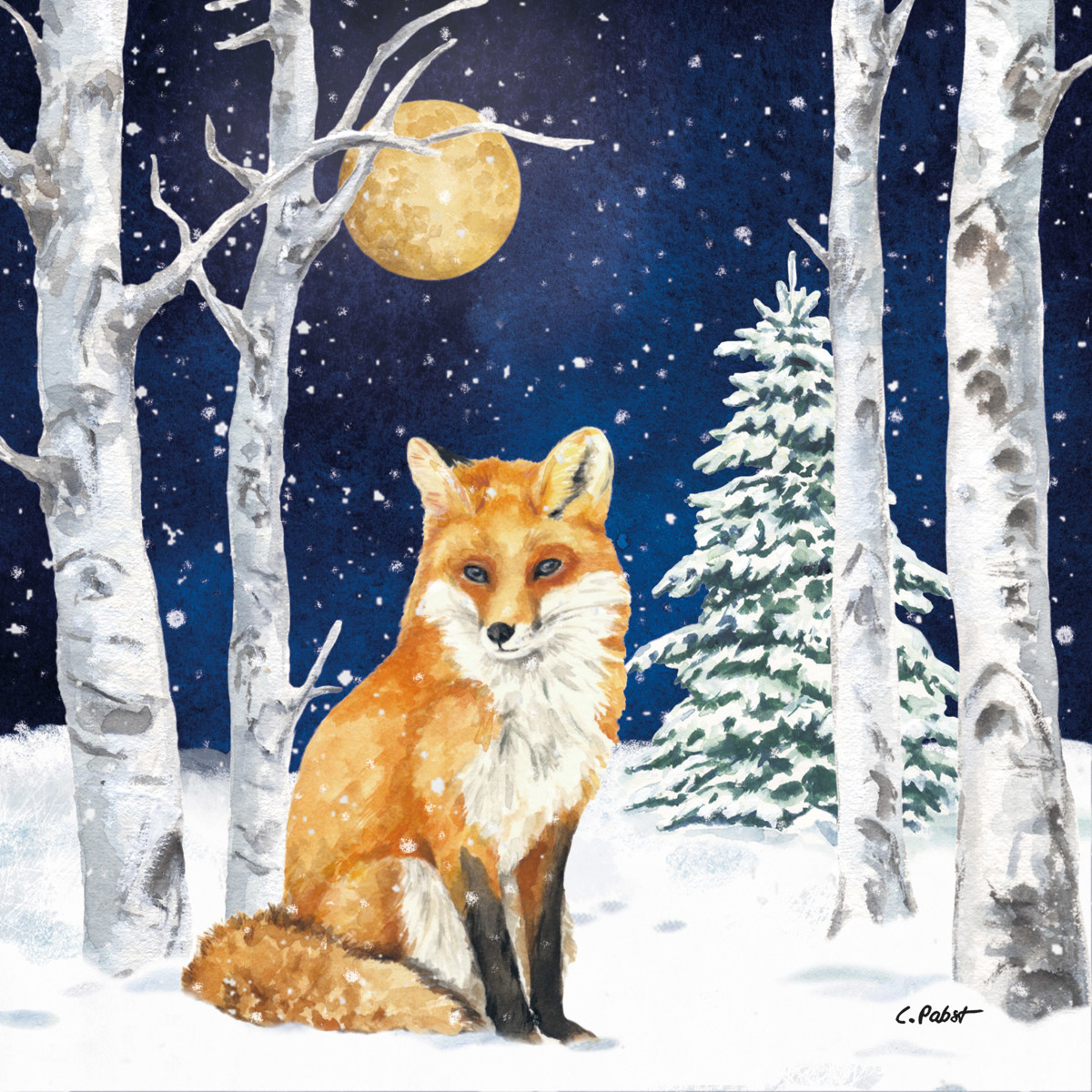 Winter Friend Napkin 33x33 Winter Friend Napkin 33x33