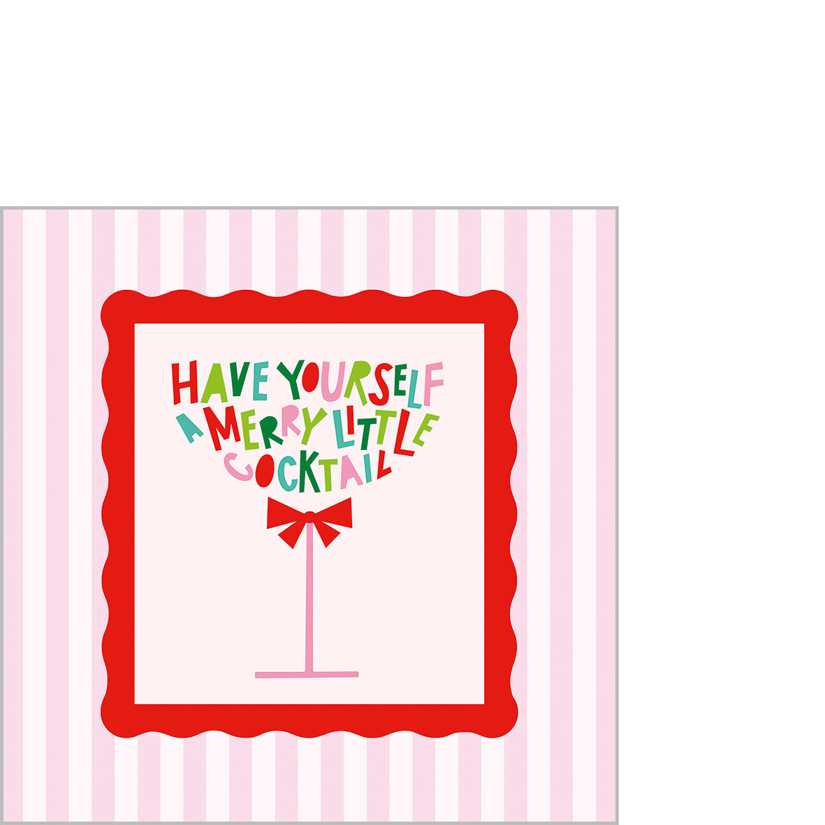 Merry Cocktail Napkin 25x25